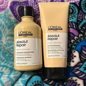 L’Oréal Professional Absolut Repair combo shampoo & conditioner NEW